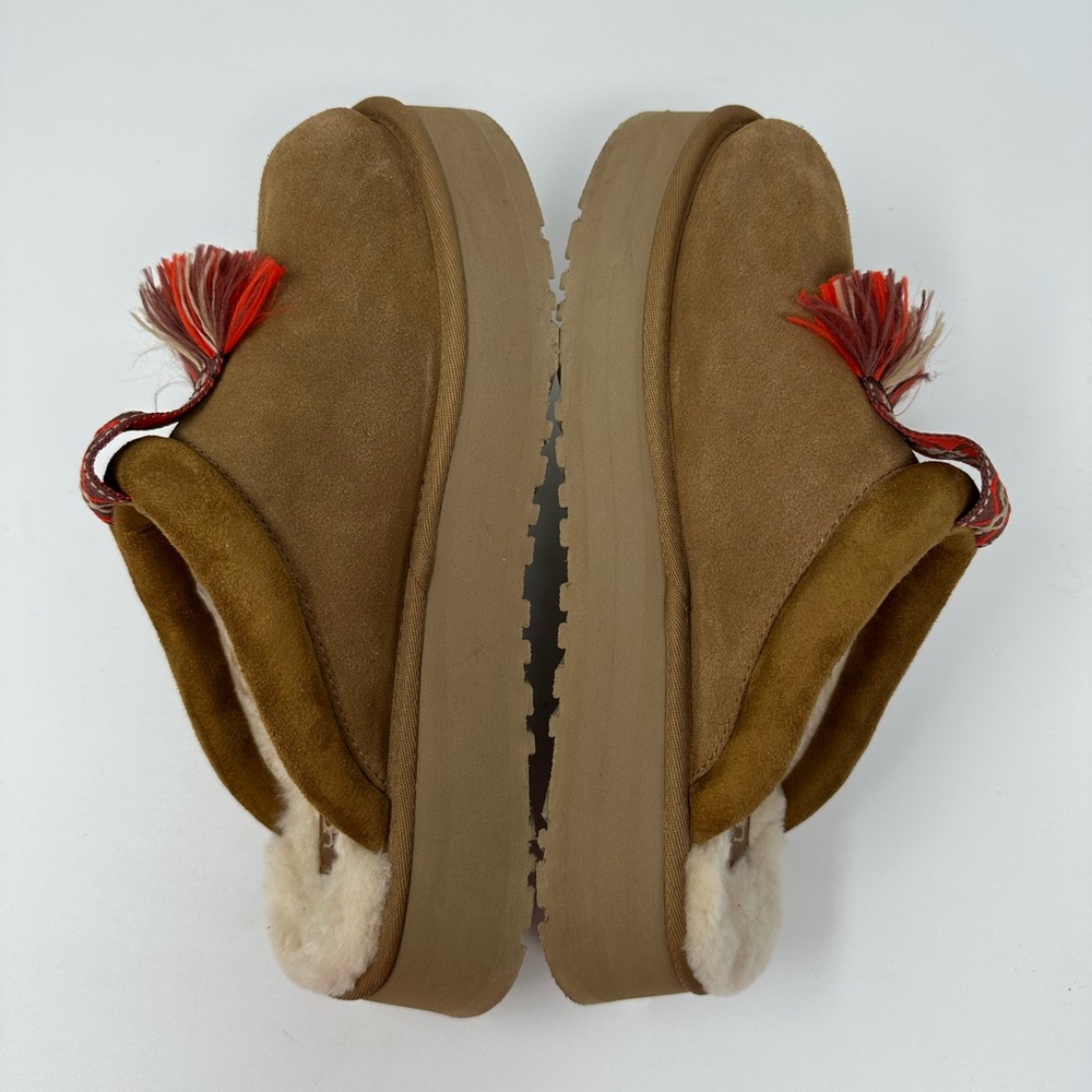 UGG TAZZLE Women's Slippers Suede Chestnut US 10 - Picture 6 of 12